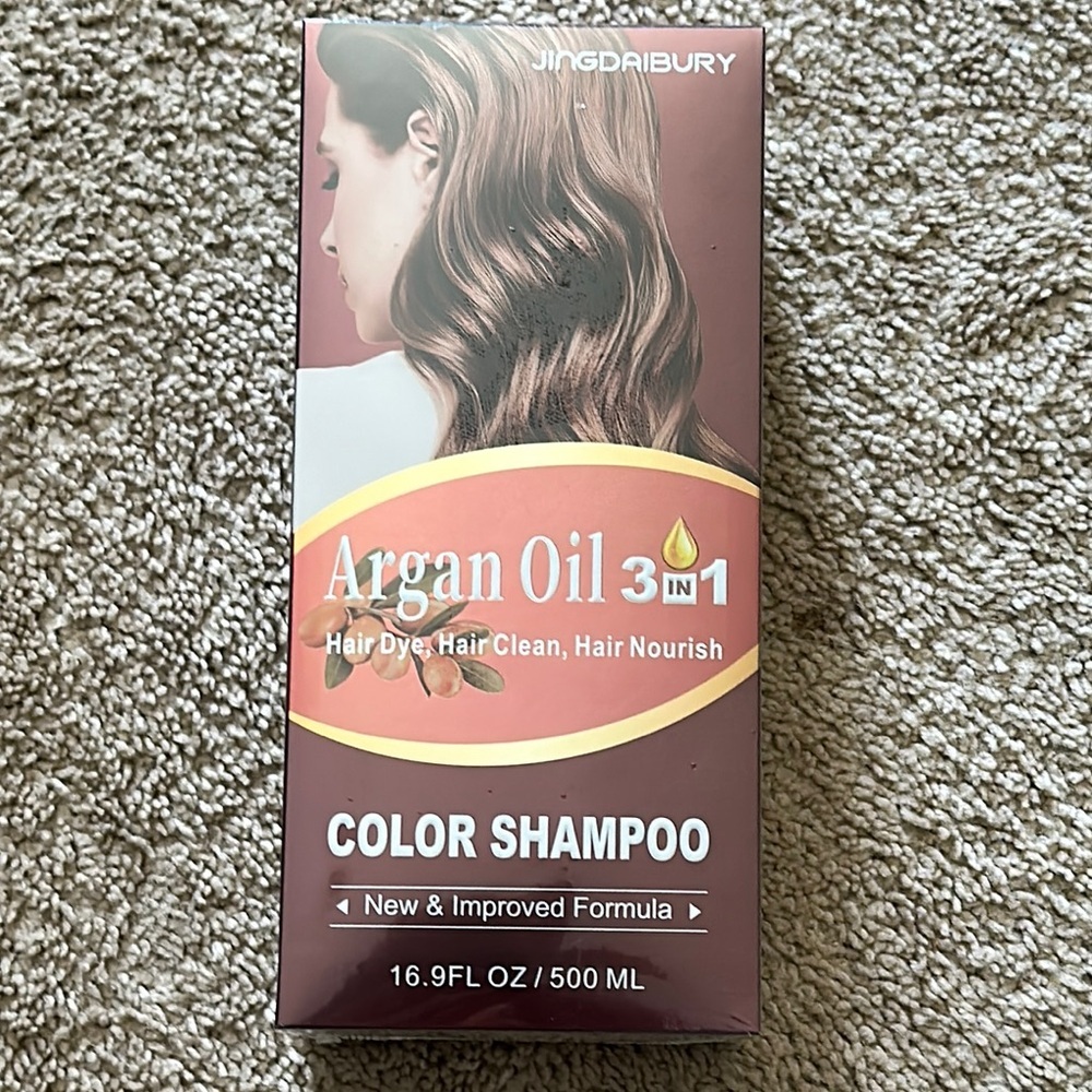 Argan Oil 3 in 1 color shampoo silver grey c-10